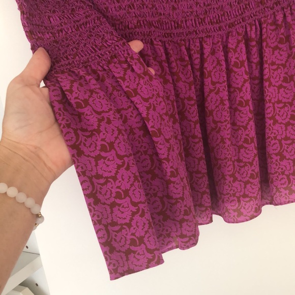 NWT ALC 100% Silk Blouse. Xs - Picture 6 of 6